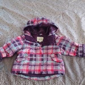 Plaid winter jacket